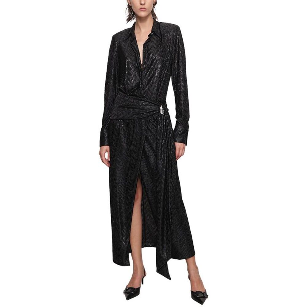 Sabina Musayev Womens  Carley Midi Dress, Black